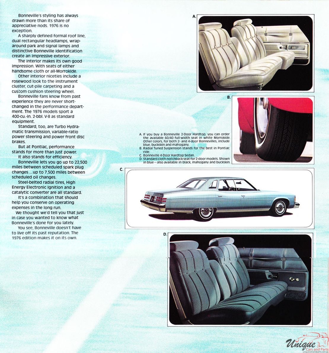 1976 Pontiac Full-Line Brochure Page 11